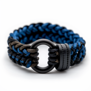 KordexGear Tactical Braid Bracelet – Midnight Blue Edition