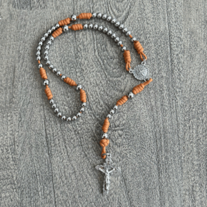 Kordex Sanctified Rosary — Mustard Steel