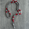 Kordex Sanctified Rosary — Red Steel